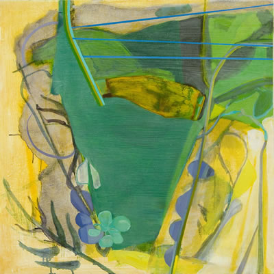 Lyre, painting by Julian Hatton